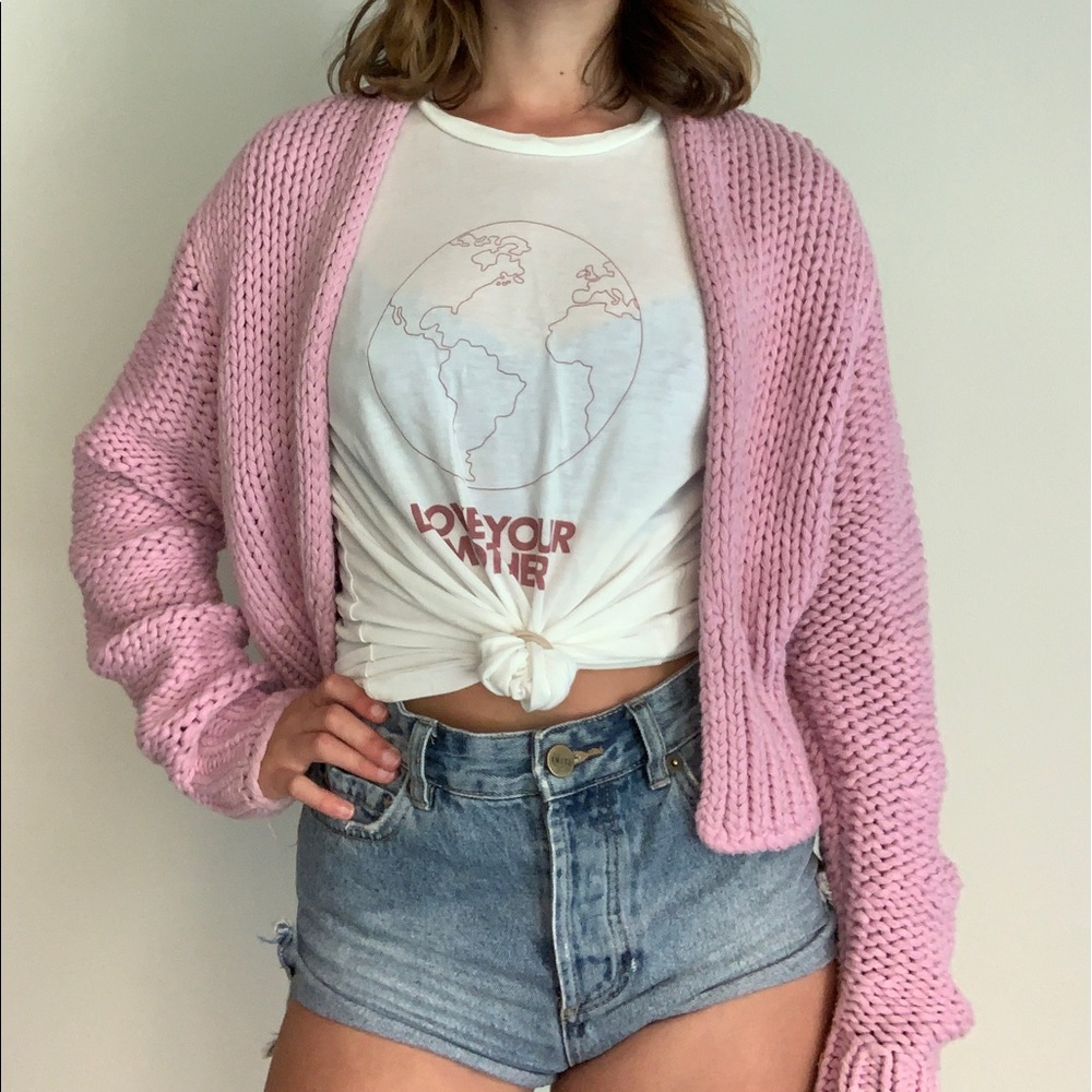Free People Cardi Lavender